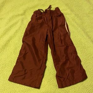 Maroon Wind Pants